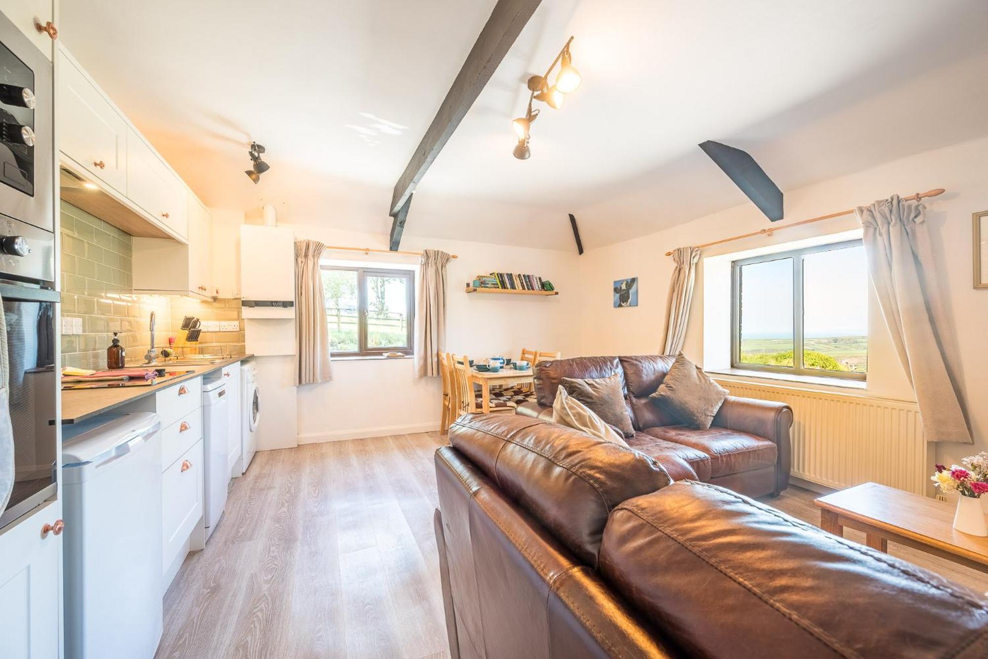 Polrunny Farm Elderberry Cottage With Sea View Boscastle Ngoại thất bức ảnh